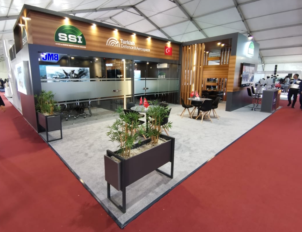 Turkish Aerospace Industries Publicom stand sur mesure tunisie, stand exposition, fabrication stand salon, stand professionnel