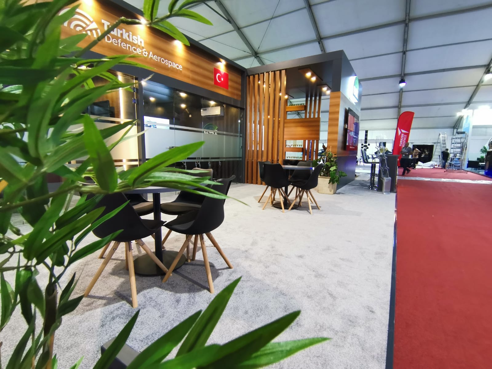 Turkish Aerospace Industries Publicom stand sur mesure tunisie, stand exposition, fabrication stand salon, stand professionnel