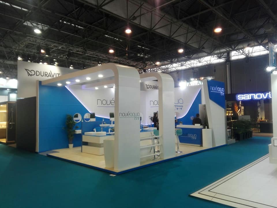 noveaqua Publicom stand sur mesure tunisie, stand exposition, fabrication stand salon, stand professionnel