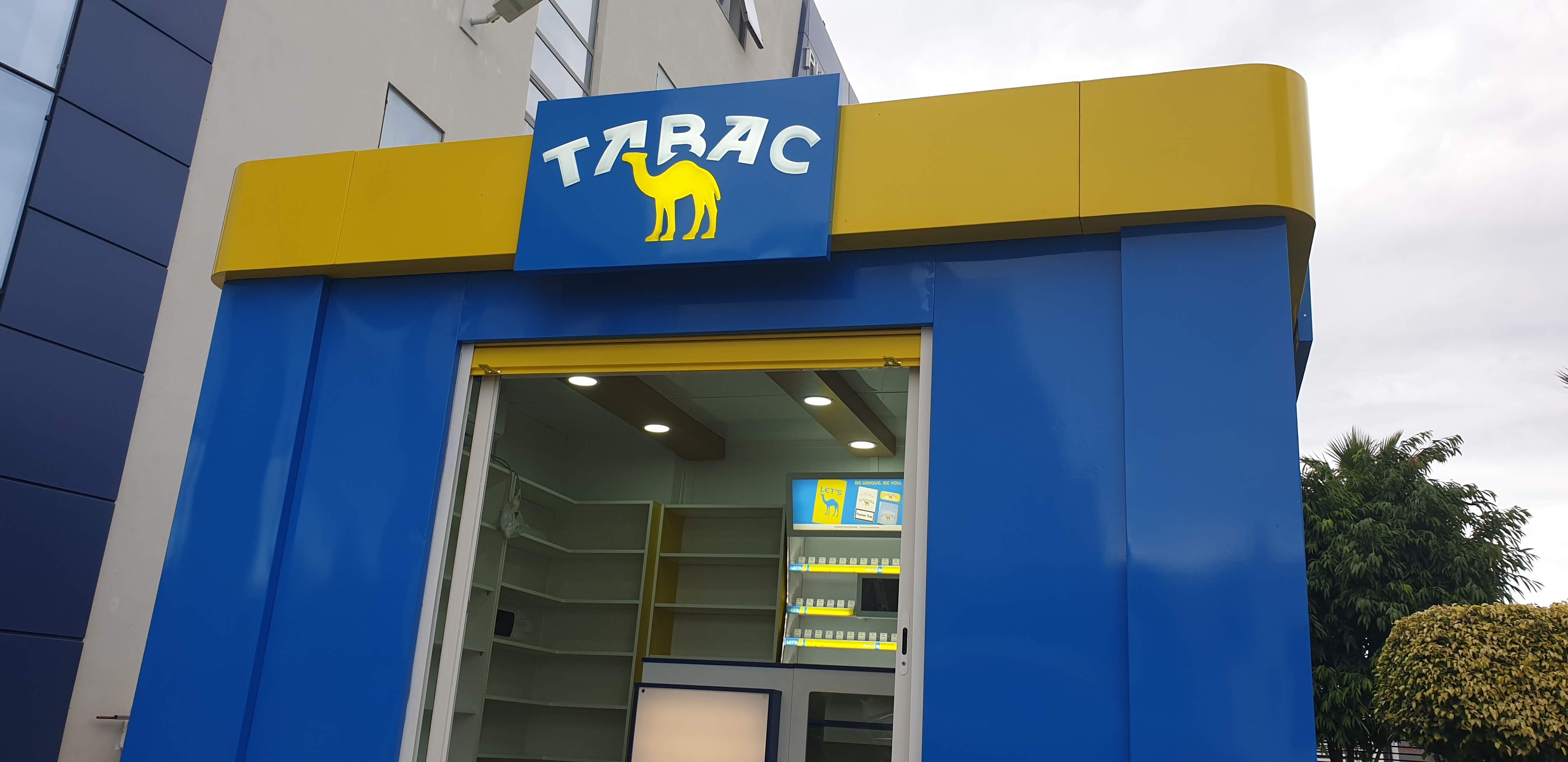 Camel Publicom structure modulaire tunisie, construction préfabriquée, stand modulaire